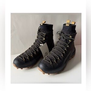 Naglev Men's Unico Combat Kevlar WP Hiking Boots Black/Brown EU 41 / US 8 New